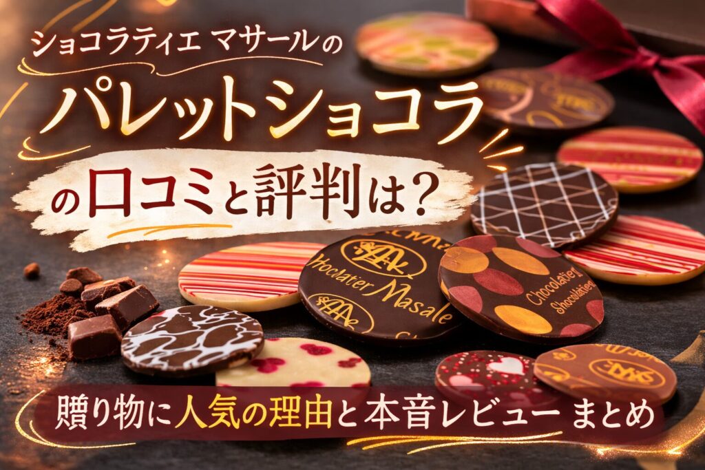 ショコラティエマサールのパレットショコラの口コミ記事のアイキャッチ画像
